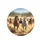 Bay Grey Wild Horses Galloping Stampede in Dusty Landscape - Wildlife Lover Gift Spare Tire Cover - 4