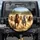 Bay Grey Wild Horses Galloping Stampede in Dusty Landscape - Wildlife Lover Gift Spare Tire Cover - 1