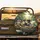 Jovial Cats Vintage Car Open Road Adventure Gift for Cat Lover Spare Tire Cover - 2