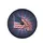 Grand Waving American Flag Starburst - Deep Red White Blue Independence Day Decor Spare Tire Cover - 4
