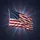 Grand Waving American Flag Starburst - Deep Red White Blue Independence Day Decor Spare Tire Cover - 6