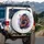 Roaring Bear Sunglasses Fedora Mic - Music Lover Car Decor Gift Spare Tire Cover - 3