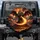 Black Dragon Fire Castle Lava Landscape - Fantasy Lover Gift Spare Tire Cover - 1
