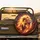 Lion Head Mane Flames Embers Smoke Trails Light Trails Sparks - Wildlife Lover Gift Spare Tire Cover - 2