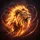 Lion Head Mane Flames Embers Smoke Trails Light Trails Sparks - Wildlife Lover Gift Spare Tire Cover - 6