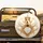 Golden A Letter Royal Crown Diamond Heart Ornate Filigree Feathers Spare Tire Cover - 2