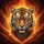 Intense Tiger Face Fiery Flames - Wildlife Lover Vehicle Decor Gift Spare Tire Cover - 6