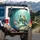 Lush Sea Grasses Coral Sea Turtle Crab Marine Environment - Aquatic Decor Gift Spare Tire Cover - 3