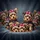 Yorkshire Terrier Puppies Pink Bows - Dog Lover Decor Gift for Pet Parents Spare Tire Cover - 6