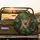 Leopard Jungle Fern Tropical Foliage - Wildlife Lover Gift for Leopard Lover Spare Tire Cover - 2