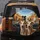 Sighthound Dogs Autumn Highway Travel Scene - Dog Lover Road Trip Essentials Spare Tire Cover - 5