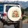 Red Squirrel Spotted Mushrooms Butterflies Forest - Nature Lover Gift Spare Tire Cover - 3