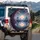 Luminous Full Moon Lake Mountains Cherry Blossom - Nature Lover Decor Gift Spare Tire Cover - 3