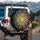 Golden Mandala Floral Paisley Home Decor Gift for Yoga Lovers Spare Tire Cover - 3