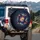 Nebula Swirling Liquid Light Cosmic Fluid Organic Shapes - Road Trip Decor Spare Tire Cover - 3