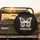 Majestic Luminous White Butterfly Delicate Veins Glowing Amber Freedom Text - Wildlife Lover Gift Spare Tire Cover - 2