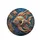 Tropical Fish Golden Coral Seaweed Quilted Fabric Spare Tire Cover - 4