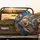 Tropical Fish Golden Coral Seaweed Quilted Fabric Spare Tire Cover - 2