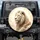 Majestic White Lion Golden Mane Ethereal Golden Light Radiant Background Wildlife Lover Gift Spare Tire Cover - 1