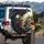 Tabby Cats with Sunglasses Speeding Adventure - Cat Lover Road Trip Gift Spare Tire Cover - 3