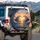 Ocean Wave Heart Sunset Seascape Golden Clouds - Ocean Lover Gift Spare Tire Cover - 3