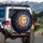 Serene Sun Moon Face Celestial Botanicals Stars - Spiritual Decor Gift Spare Tire Cover - 3