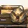 Golden Winged Lion Roaring - Fantasy Art Mythical Beast Lover Gift Spare Tire Cover - 2