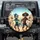 Screaming Zombies Desert Road Trip - Horror Fan Travel Gift Spare Tire Cover - 1