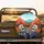 Excited Skeletons Driving Autumn Mountain Scene - Road Trip Enthusiast Gift Spare Tire Cover - 2