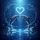 Two Majestic Dolphins Glowing Heart Underwater Dreamscape - Marine Life Gift Spare Tire Cover - 6