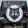 Fierce Snarling Wolf Head Ice Shards Frost Patterns - Wildlife Lover Gift for Nature Lovers Spare Tire Cover - 1