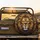 Majestic Lion Head Golden Filigree Teal Jewel Scrollwork - Wildlife Lover Gift Spare Tire Cover - 2