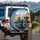 Shocked Zombie Figures Desert Road Trip - Horror Fan Adventure Gift Spare Tire Cover - 3