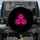 Hot Pink Paw Prints Magenta Swirls Black - Pet Lover Vehicle Gift Spare Tire Cover - 1