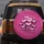 Gleaming Pink Disco Ball, Shimmering Hearts & Reflective Spheres - Festive Celebration Gift Spare Tire Cover - 5