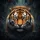 Powerful Tiger Face Piercing Yellow Eyes Deep Black Jungle Wildlife Lover Gift Spare Tire Cover - 6