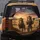 Two Lions in Sunglasses Savanna Sunset Mountains - Adventure Wildlife Gift Spare Tire Cover - 5