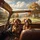 Dachshunds Driving Classic Car - Road Trip Adventure for Dog & Car Lovers Spare Tire Cover - 6