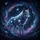 Cosmic Wolf Glowing Eyes Swirling Galaxies Constellations Nebula - Deep Space Lover Gift Spare Tire Cover - 6
