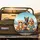 Tabby Cats Golden Retriever Driving Snowy Mountains - Road Trip Adventure Pet Lover Gift Spare Tire Cover - 2