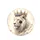 Majestic White Lion Head Golden Crown Jesus - Spiritual Faith Gift for Believers Spare Tire Cover - 4