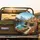 Autumn Mountain Lake Cabin Dahlias Asters - Nature Lover Gift Spare Tire Cover - 2