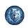 White Wolf Blue Eyes Silver Beadwork Feathers Cosmic Night Sky - Fantasy Lover Gift Spare Tire Cover - 4