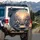 Happy Siberian Huskies Mountain Road Trip - Adventure Lover Gift for Husky Fans Spare Tire Cover - 3