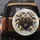 Grizzly Bear Head Roaring Golden Dust - Wildlife Lover Gift Spare Tire Cover - 5