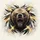 Grizzly Bear Head Roaring Golden Dust - Wildlife Lover Gift Spare Tire Cover - 6