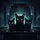 Sleek Black Cats Glowing Emerald Eyes Mysterious Lounge - Cat Lover Decor Gift Spare Tire Cover - 6