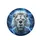 Majestic White Lion Orange Eyes Blue Lightning Stormy Sky - Wildlife Lover Gift Spare Tire Cover - 4