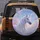 White Unicorn Head Iridescent Mane Pearlescent Horn - Fantasy Lover Gift Spare Tire Cover - 5