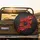 Red Orange Butterfly Swarm Luminous Particles – Decor Gift for Butterfly Lovers Spare Tire Cover - 2